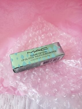 MAC Sugar Crystal Lip Oil Stick "Poppin'" Limited Edition NIB